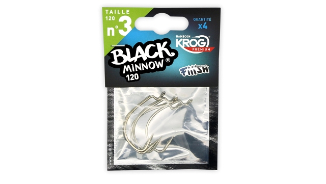 Fiiish Black Minnow 120 Krog Hooks mis. N°3 pz. 4